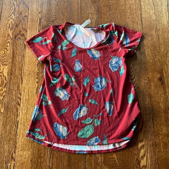 Lularoe Floral Print Top SIZE S - Picture 1 of 3